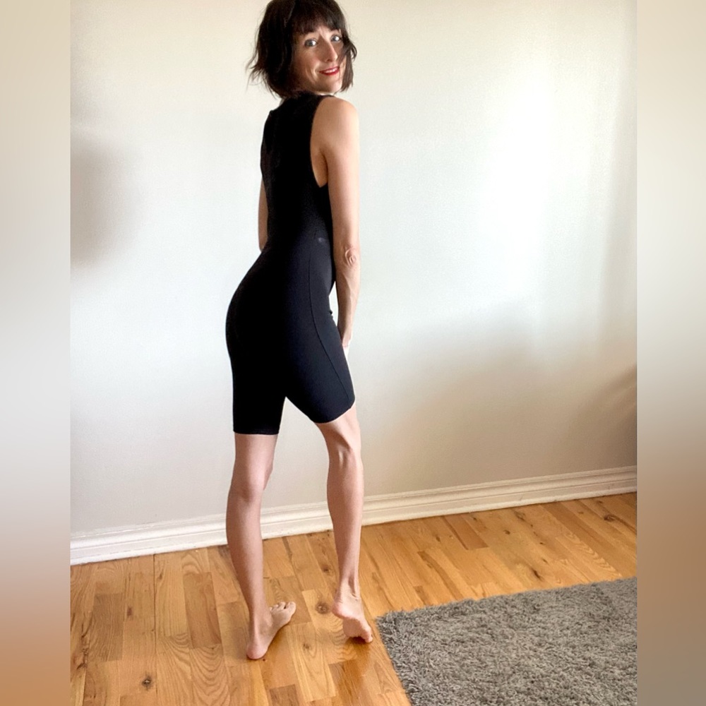 Black Crew Neck Unitard - Picture 8 of 15